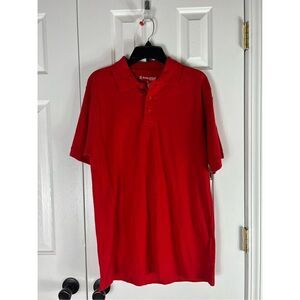 NWT Evolution Mens Red Polo Size L